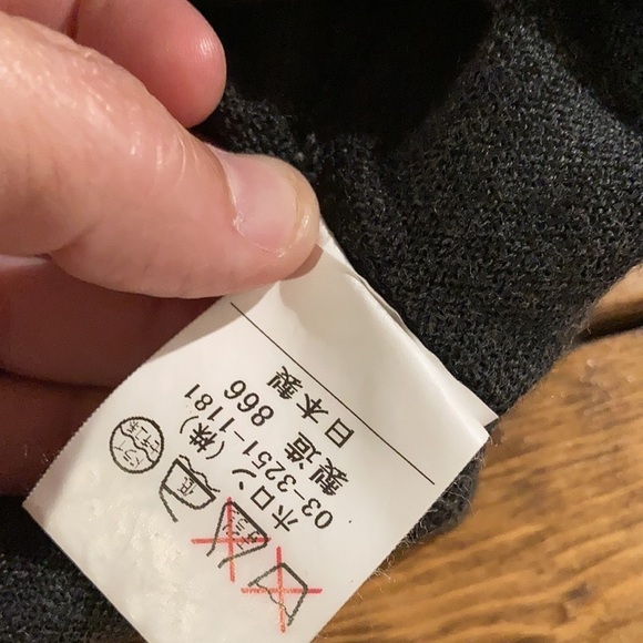 Hardy Amies Collection Gray Mock-neck Sweater Academia - Picture 9 of 11